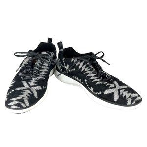 Pendleton Vibram Spider Rock Black Grey Wool Blend Lace Up Shoes 8
